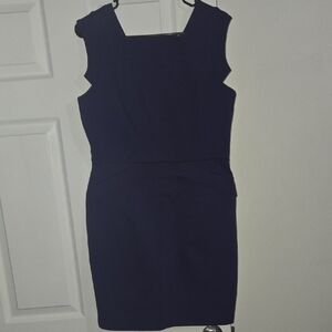 Jennifer Lopez Dark Blue Mini Dress